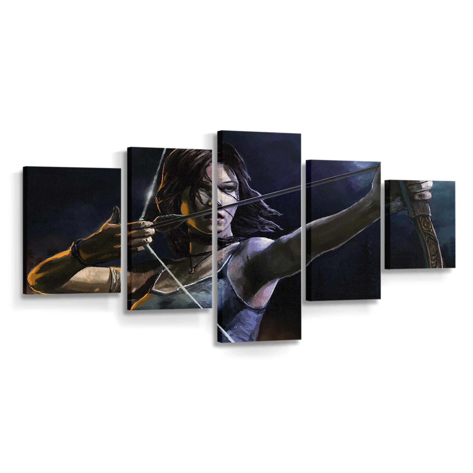 lara croft tomb raider artwork 5k